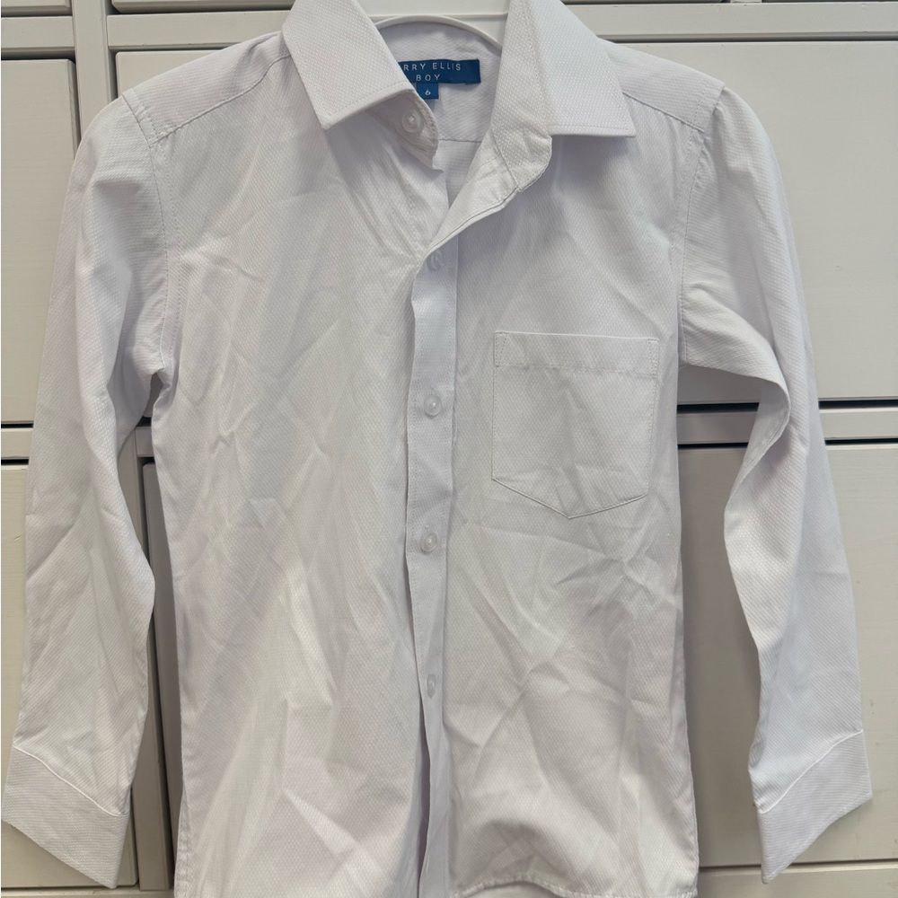 Perry Ellis Boys Classic White Shirt
